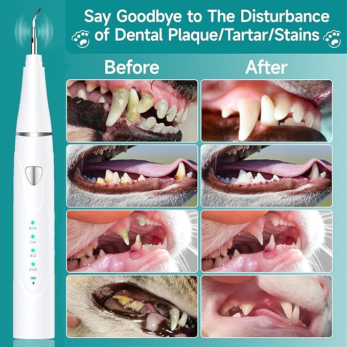 Love Them, Protect Their Smile – Pet Ultrasonic Tooth Cleaner | Gentle Home Dental Care for Dogs & Cats