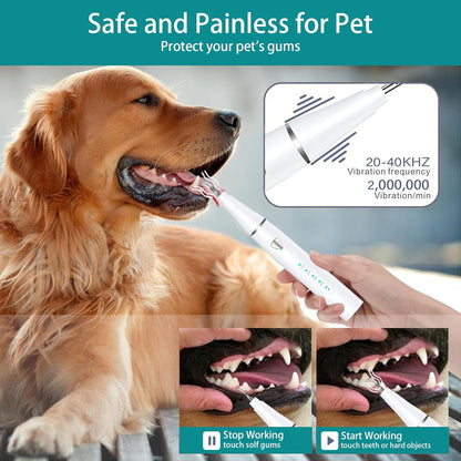 Love Them, Protect Their Smile – Pet Ultrasonic Tooth Cleaner | Gentle Home Dental Care for Dogs & Cats
